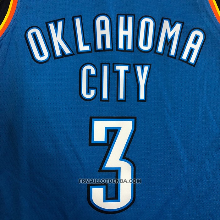 Maillot Oklahoma City Thunder Chris Paul NO 3 Icon Bleu